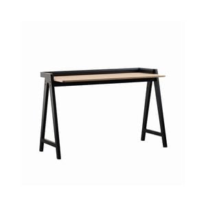 Modern Furniture YARA Study Desk 118cm - Black & Natural