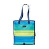 PackIt Insulated Freezable Gel Lined Grocery Tote Bag Keeps Food Fresh Blue