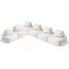Artiss Floor Sofa Lounge Chair 6 Seater with Pillow