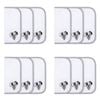 4x 3pc Disney Dogs Print Face Washers Baby Nursery Decor