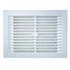 Haron 285 x 225mm White Wall Vent - No Baffle