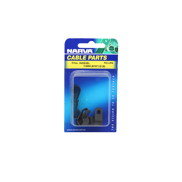 Narva ID P/Clips - 5 Pack - 7.9mm