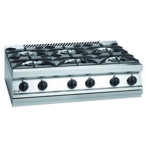 Fagor 700 series natural gas 6 burner SS boiling top CG7-60H