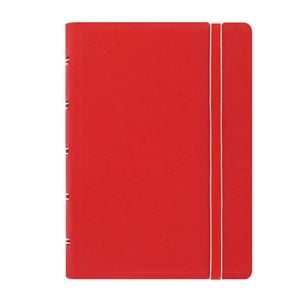 Filofax Pocket Classic Notebook Writing Notepaper Stationery Refillable Red