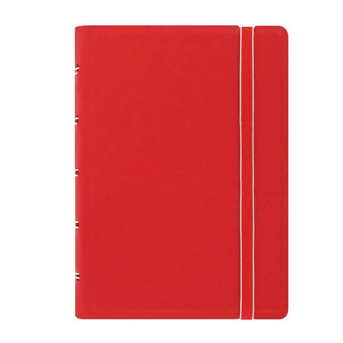 Filofax Pocket Classic Notebook Writing Notepaper Stationery Refillable Red