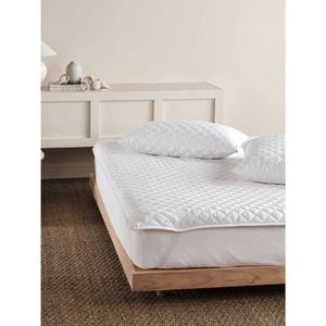 Linen House Double Comfy Bed Mattress Protector - White