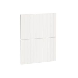 Kaboodle 600mm Vanilla Essence  V-Groove 2 Drawer Panels