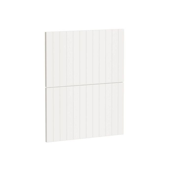 Kaboodle 600mm Vanilla Essence  V-Groove 2 Drawer Panels