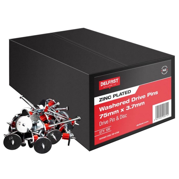 Delfast 8 x 75mm Washered Drive Pin