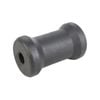 Sunrise Rubber Roller Keel Roller 4 1/2" 17mm Bore Black - Brr206