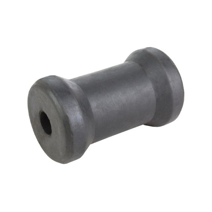 Sunrise Rubber Roller Keel Roller 4 1/2" 17mm Bore Black - Brr206