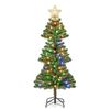 Costway 1.5M Artificial Christmas Tree w/Lighted Star Topper Holiday Decoration