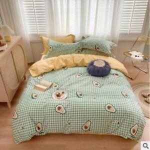 3D Avocado Lattice 175 Bed Pillowcases Quilt King Single Size