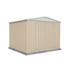 Absco Sheds 3.0 x 2.92 x 2.3m Classic Cream Highlander Double Door Garden Shed