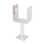 Pryda 130 x 100mm M10 Full Stirrup Post Anchor