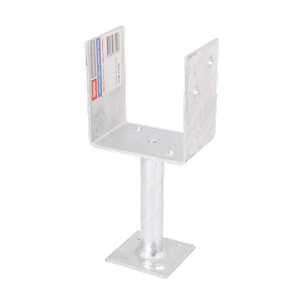 Pryda 130 x 100mm M10 Full Stirrup Post Anchor