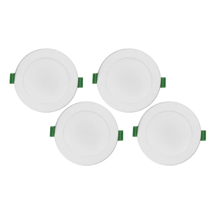 Click 8W 90mm CCT LED Downlight - 4 Pack