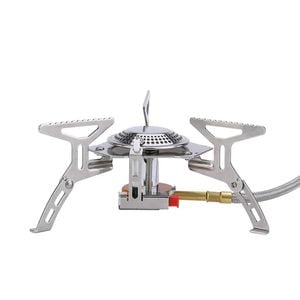 NNEOBA Portable Split Gas Stove 3000W Silver