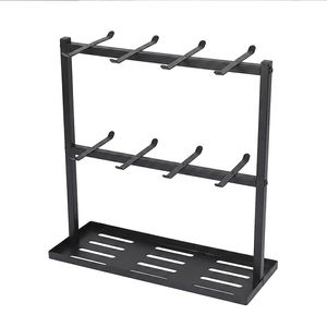 Levede Mug Rack 2 Tier 16 Hook Metal Coffee Cup Holder Stand Organizer Kitchen