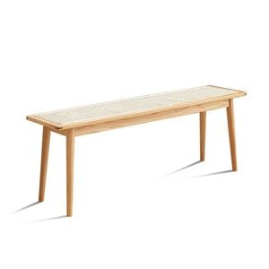 Miuz Dining Bench Solid Timber American White Oak Wood Kitchen Entryway Bedroom