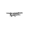 Ignite Laser Cessna 182 Skylane - Four-Seat Light Aircraft Silhouette Metal Wall Art Coated Black 47 inch - 120 cm