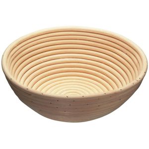 Davis & Waddell Round Rattan Bread Proving Basket Bread Proofing Baking - 22cm - Natural | 22X22X8.5cm | Rattan Proving Basket