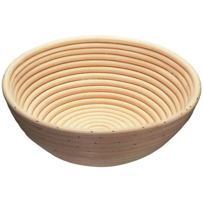 Davis & Waddell Round Rattan Bread Proving Basket Bread Proofing Baking - 22cm - Natural | 22X22X8.5cm | Rattan Proving Basket