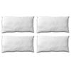 2x 2pc The Lighthouse Washed Cotton Standard Bedding Pillowcases White