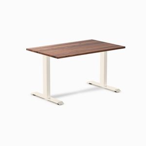 Desky Fixed Height Hardwood Office Desk Wheat Frame 120cm