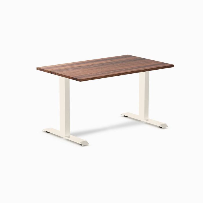 Desky Fixed Height Hardwood Office Desk Wheat Frame 120cm
