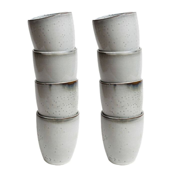 2x 4pc Coffee Culture Reactive 280ml Ceramic Hot/Cold Drink Coffee & Tea Cup