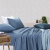 Amsons Sheet Set - Queen Fitted & Flat Sheet With Pillowcases - Marine