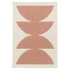 Loopsie-290cm X 200cm-bleecker Terracotta Printed Washable Rug