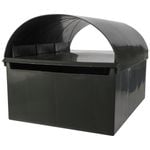 HomeLeisure Large Charcoal Paterson Post Letterbox