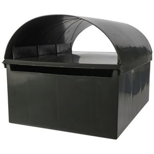 HomeLeisure Large Charcoal Paterson Post Letterbox