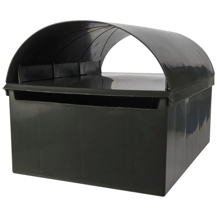 HomeLeisure Large Charcoal Paterson Post Letterbox