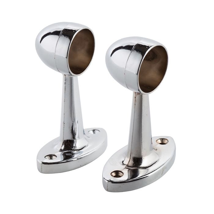 Sandleford 25mm Chrome Pillar End - 2 Pack