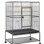 YES4PETS 158 cm Large Bird Cage Parrot Budgie Aviary With Stand