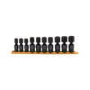 GEARWRENCH 10 Pc. 1/2" Drive 6 Point Standard X-Core Pinless Universal Impact Metric Socket Set