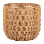 Astin Sinclair 300 x 280mm Natural Poly Rattan Basket Planter Medium