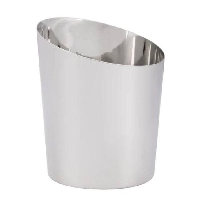 Olympia Stainless Steel Chip Cup Plain 480ml 112x95mm Commercial Kitchen Side Dish Serveware