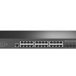 TP-Link TL-SG3428X-UPS JetStream 24-Port Gigabit L2+ Managed Switch with 4 10GE SFP+ Slots and UPS Power Supply