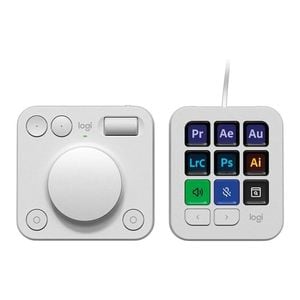 Logitech Mx Creative Console Keypad - Pale Grey [920-012661]