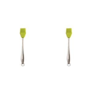 2PK Dexas Silicone 27.5cm Baster Cooking Brush - Green