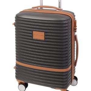 Pierre Cardin Cabin Hard-Shell Suitcase Travel Luggage 54cm Charcoal