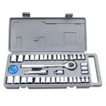 Craftright 1/4" & 3/8" Drive Socket Set - 40 Piece
