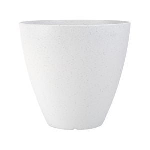 Northcote Pottery 30cm White Terrazzo Self Watering Pot