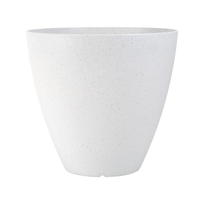 Northcote Pottery 30cm White Terrazzo Self Watering Pot