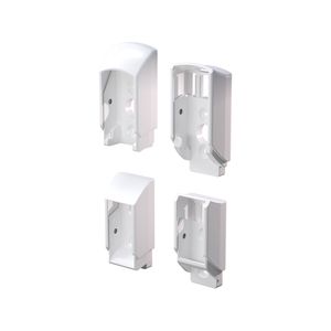 PEAK White Aluminium Deck Balustrade Stair Bracket Kit