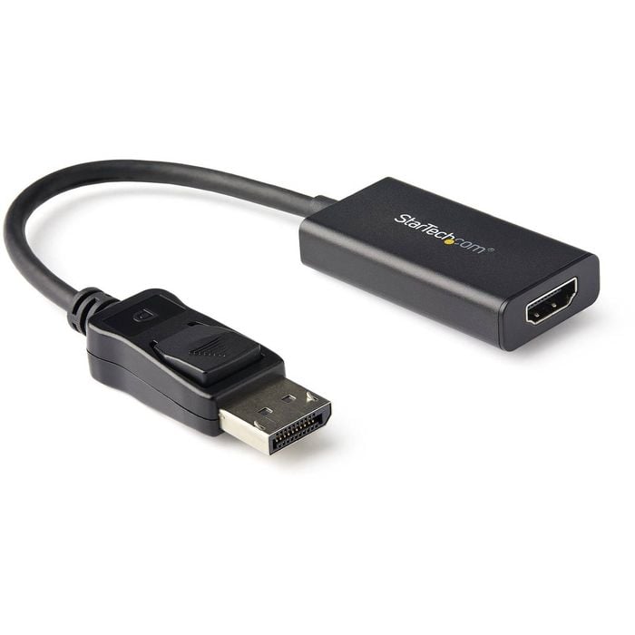 Startech.com Displayport To Hdmi Adapter, 4k 60hz Hdr10 Active Displayport 1.4 To Hdmi 2.0b Converter